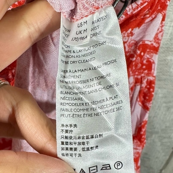 Free People Mini printed boho halter neck tunic size M - Picture 6 of 10